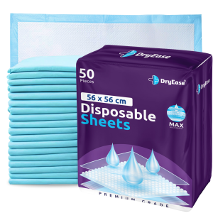 DryEase Bed Pads - 56 X 56 - 50 Sheets